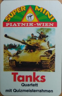 Super Mini Quartett Piatnik Tanks